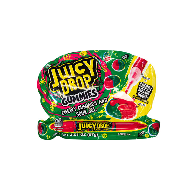 Juicy Drop Cherry Melon Boom Gummies