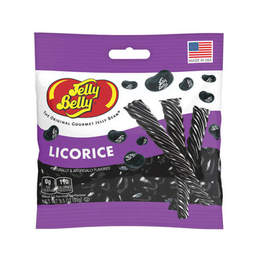 Licorice Jelly Beans Hanging Bag — 3.5 oz