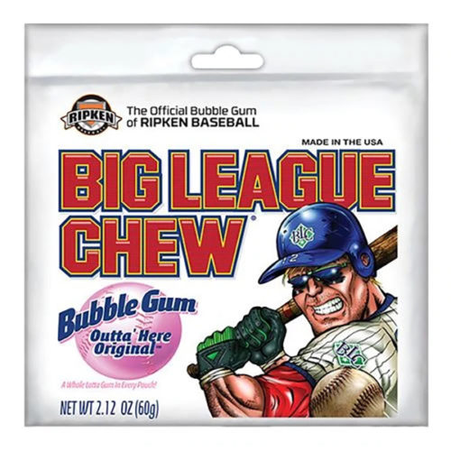 Original Big Leauge Chew Bubble Gum