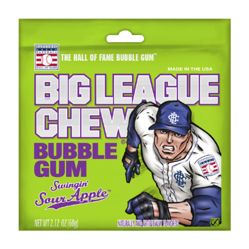 Sour Apple Big League Chew Bubble Gum